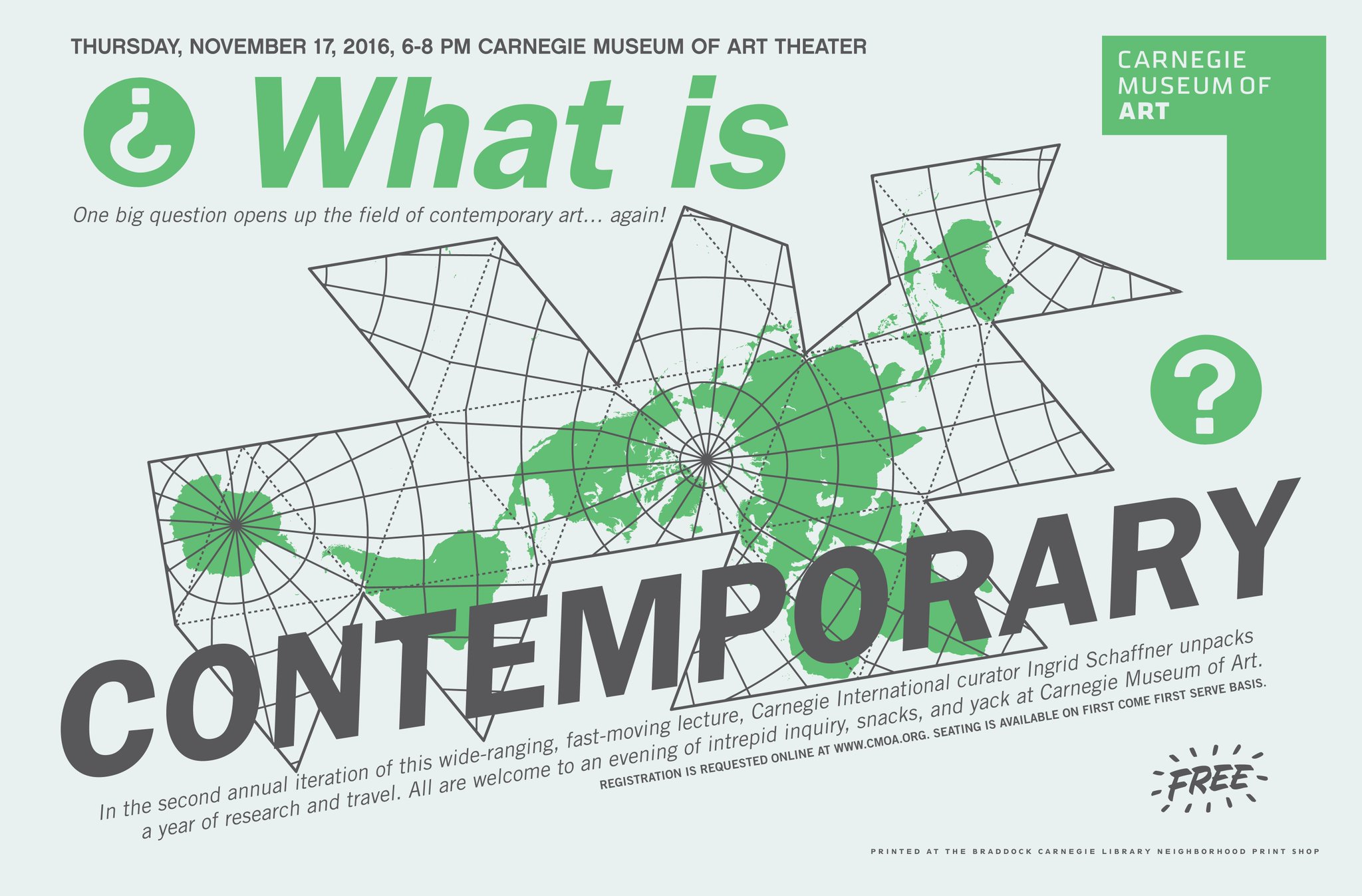 Cmoa It S Back Carnegieintl Curator Ingrid Schaffner S Annual What Is Contemporary Talk Returns November 17 Stay After For Thirdthursday T Co Zek6kcqzpn