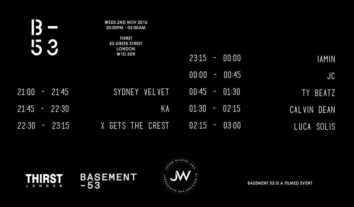 lucasolismusic's tweet photo. We're gonna bully tomorrow night. #Basement53 #B53 @thirstbar https://t.co/Lu4ySVu2eW