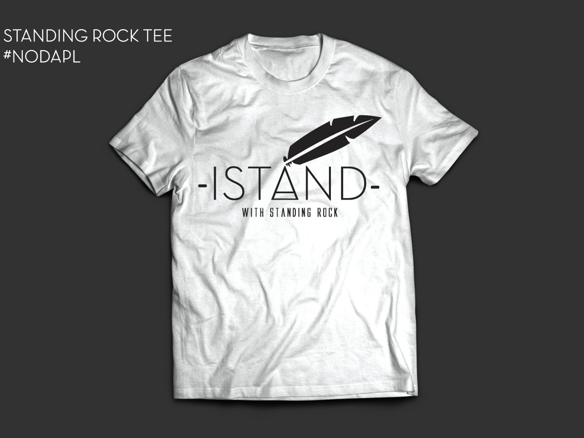 MoccClothing's tweet image. be really cool to have support from @thefader for the official #NoDapl ISTAND tees, proceeds will be donated. mocclimited.com