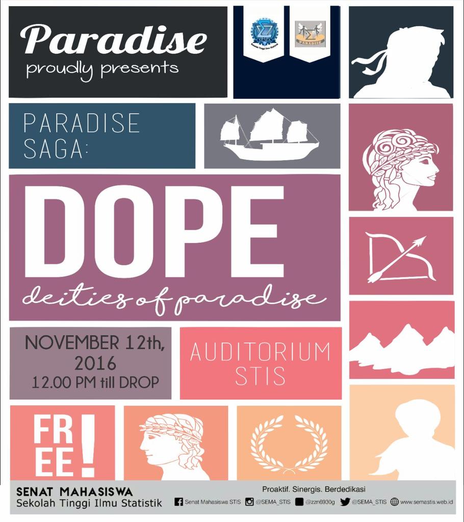 ParadiseSTIS's tweet image. Selamat pagii! Jangan lupa mark this date! See you thereee~