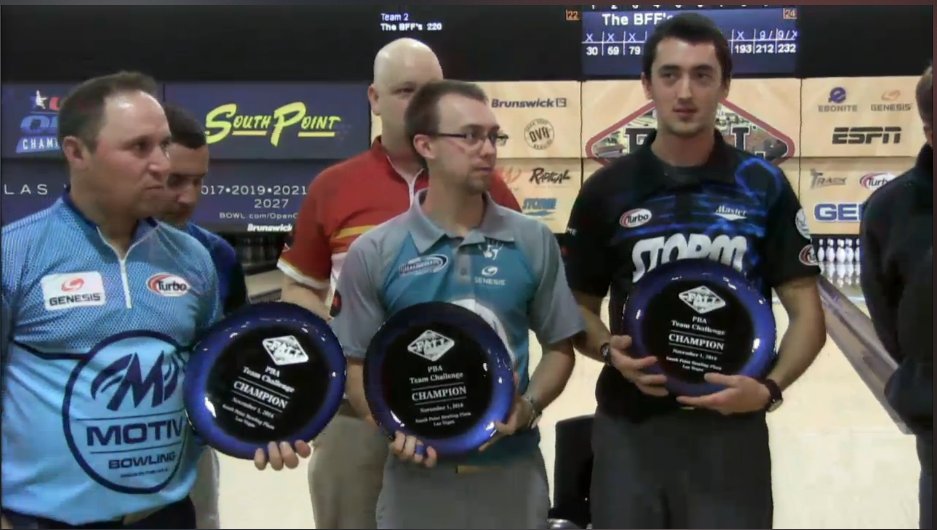 CONGRATULATIONS to the Champions of #PBA Team Challenge "'MERICA ROOSTER ILLUSION" and specially to our #UltimateInserts Staffer <a href="/ejt300/">EJ Tackett</a>