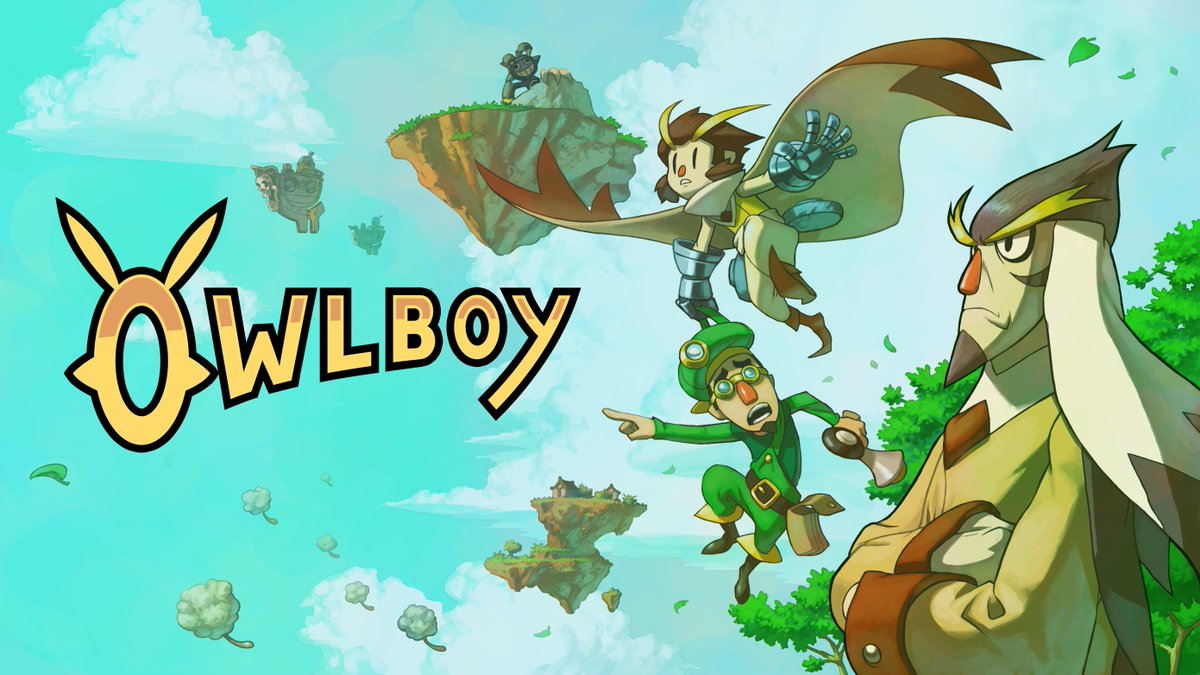 seriouslyclara's tweet photo. #ClarasLive in an hour or so with Owlboy - a beautiful 2D adventure game in the sky by @DPadStudio #indiedev https://t.co/FSyXeTLM21
