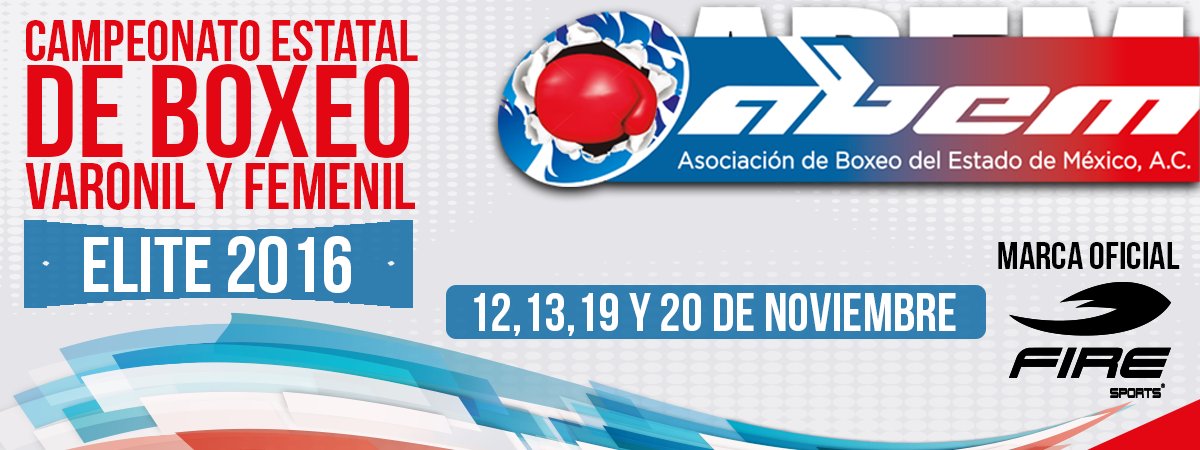 abem_oficial's tweet photo. CAMPEONATO ESTATAL DE BOXEO VARONIL Y
FEMENIL ELITE 2016
Descarga la convocatoria en https://t.co/99YH1gwXXy https://t.co/DcUBszmKaM