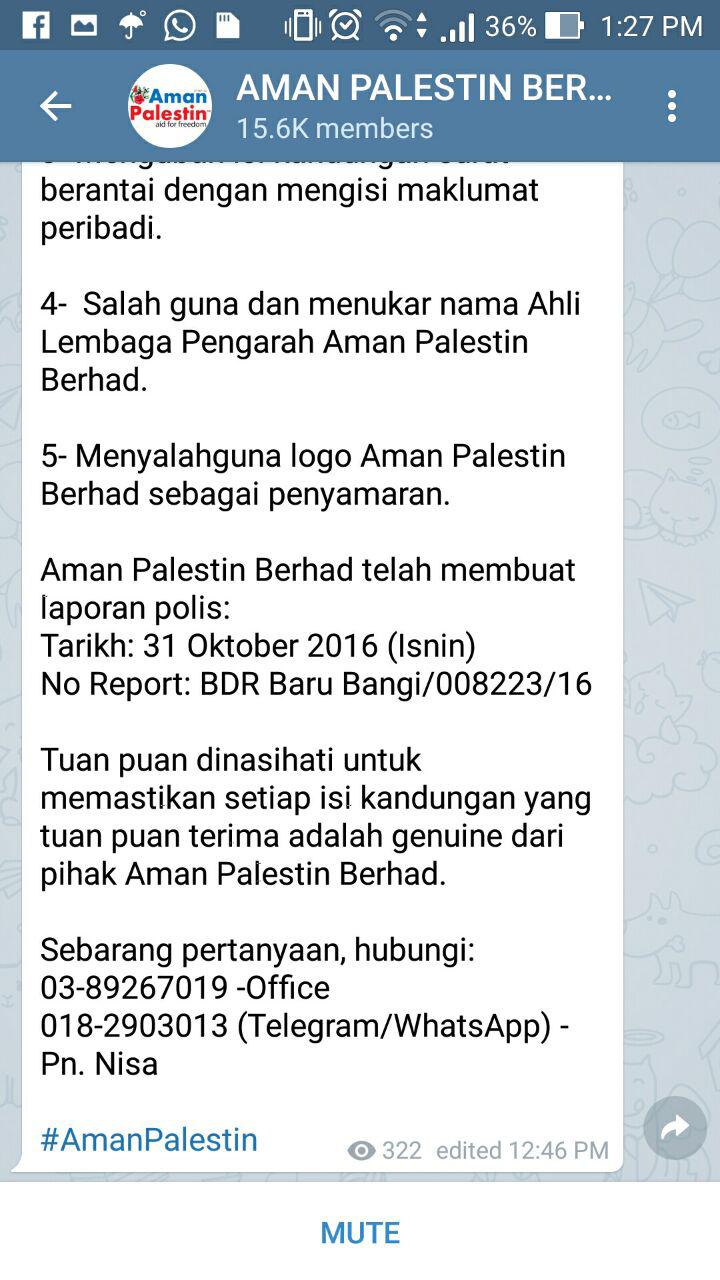 Amanpalestin على تويتر Berhati2 Atas Cubaan Penipuan Atas Nama Aman Palestin Berhad Utk Mndaptkn Info Hubungi Kami 03 89267019 018 2903013 Pn Nisa Https T Co Akpcdg66tb تويتر