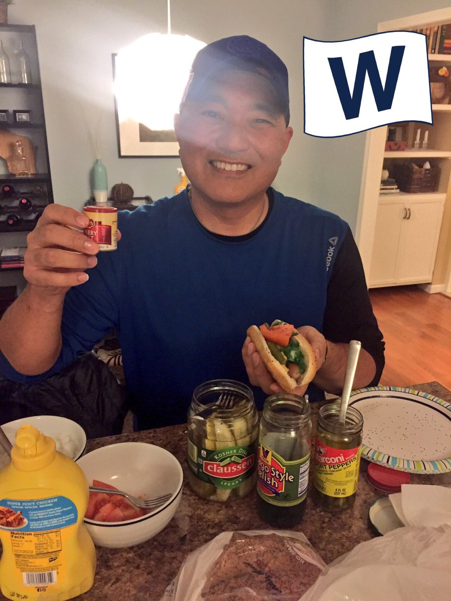 EricHolmer's tweet photo. @ViennaBeef this is one of my finest @cubs memories and #VBMemory moments https://t.co/pqhUHeoKd6