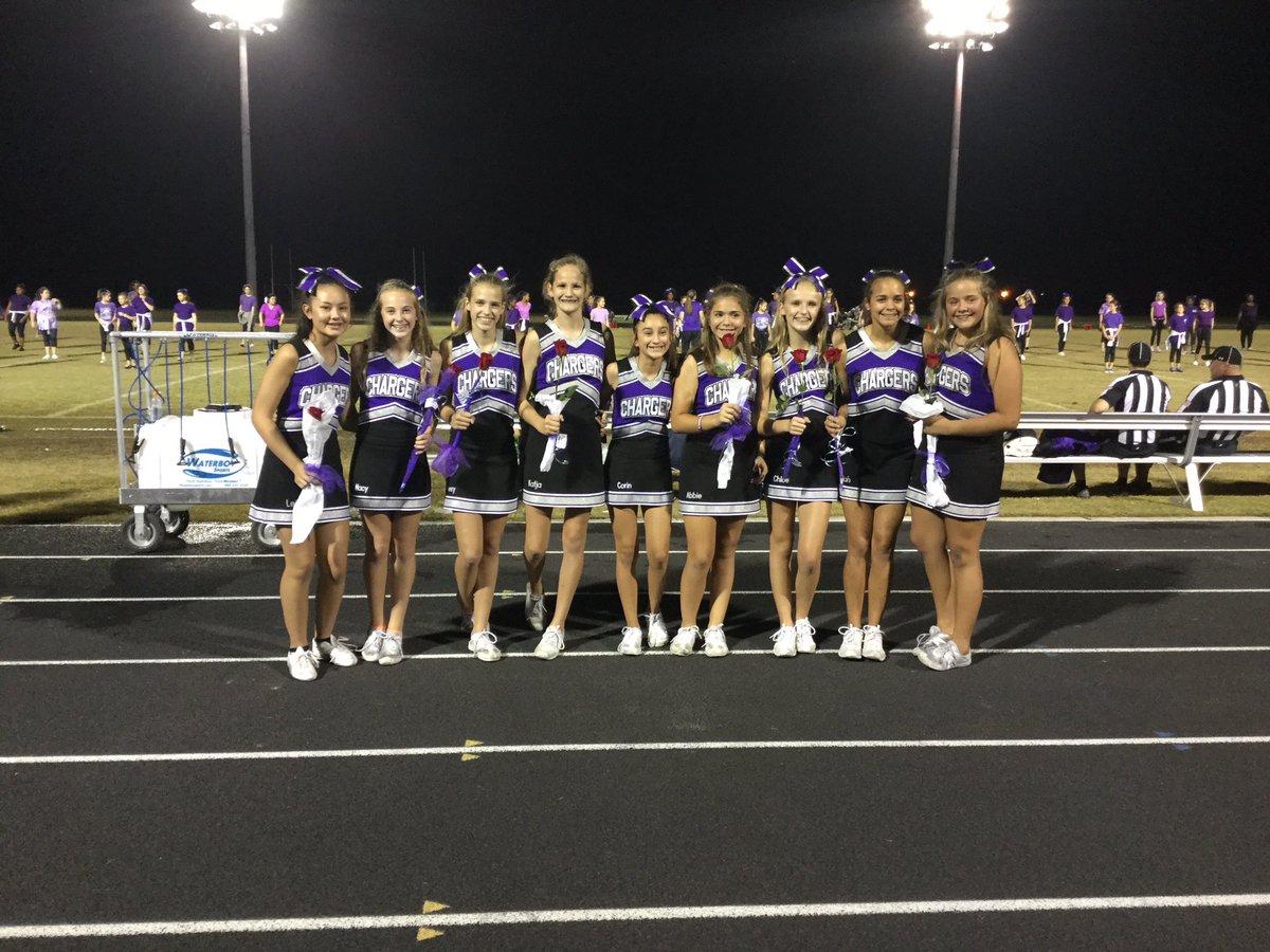 8th grade Leaman Charger Cheerleaders!!!  We wish you the best!@LeamanJH