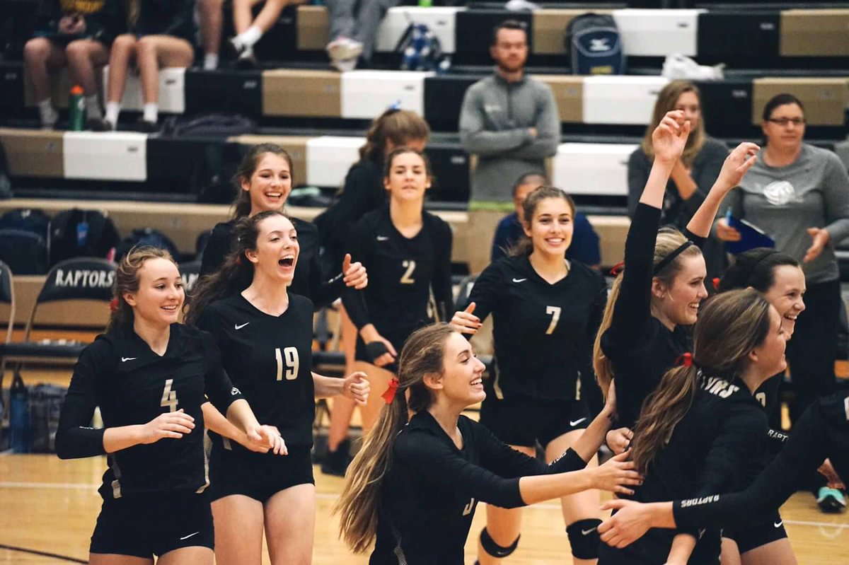 Raptor fans, we would love for you to come out and cheer us on in the Section semi-final game v CDH @ Prior Lake @7! #letsgetloud #ervb