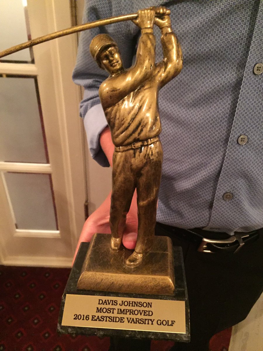 Davis Johnson wins Most Improved #golfbanquet