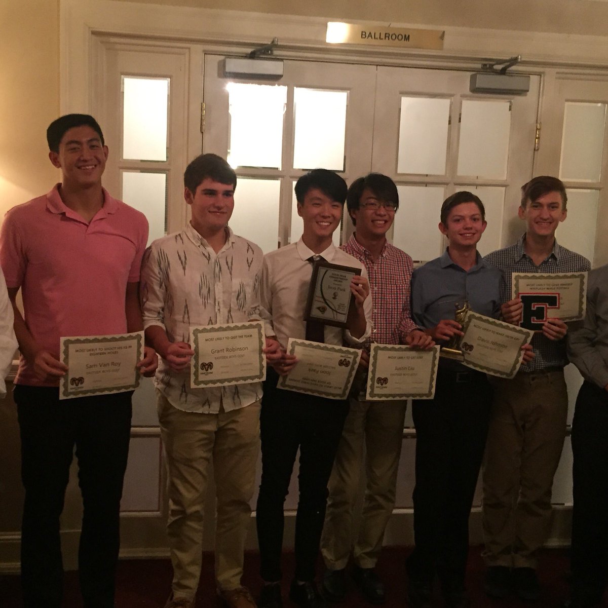 Squad pic #golfbanquet