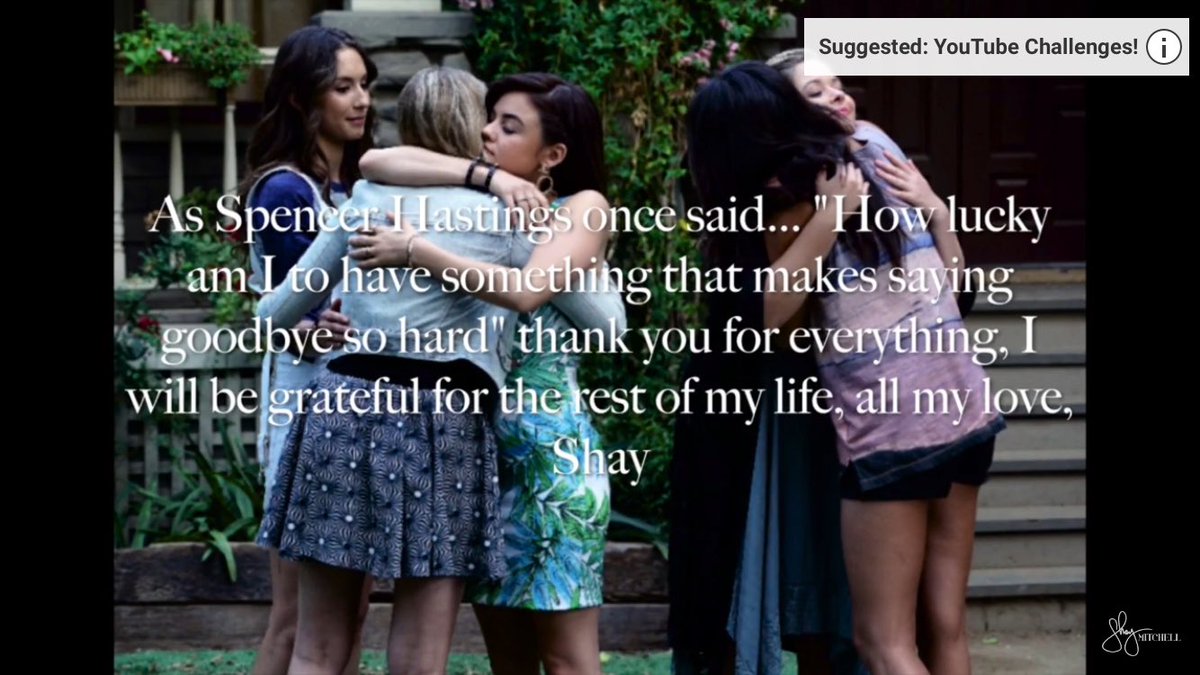 BellaBenzoo's tweet image. And the last one... @shaymitch I love y'all! What to do now u ask? Watch all seasons again &amp;amp; laugh cry etc.! ❤️❤️❤️ #PLLmarathon