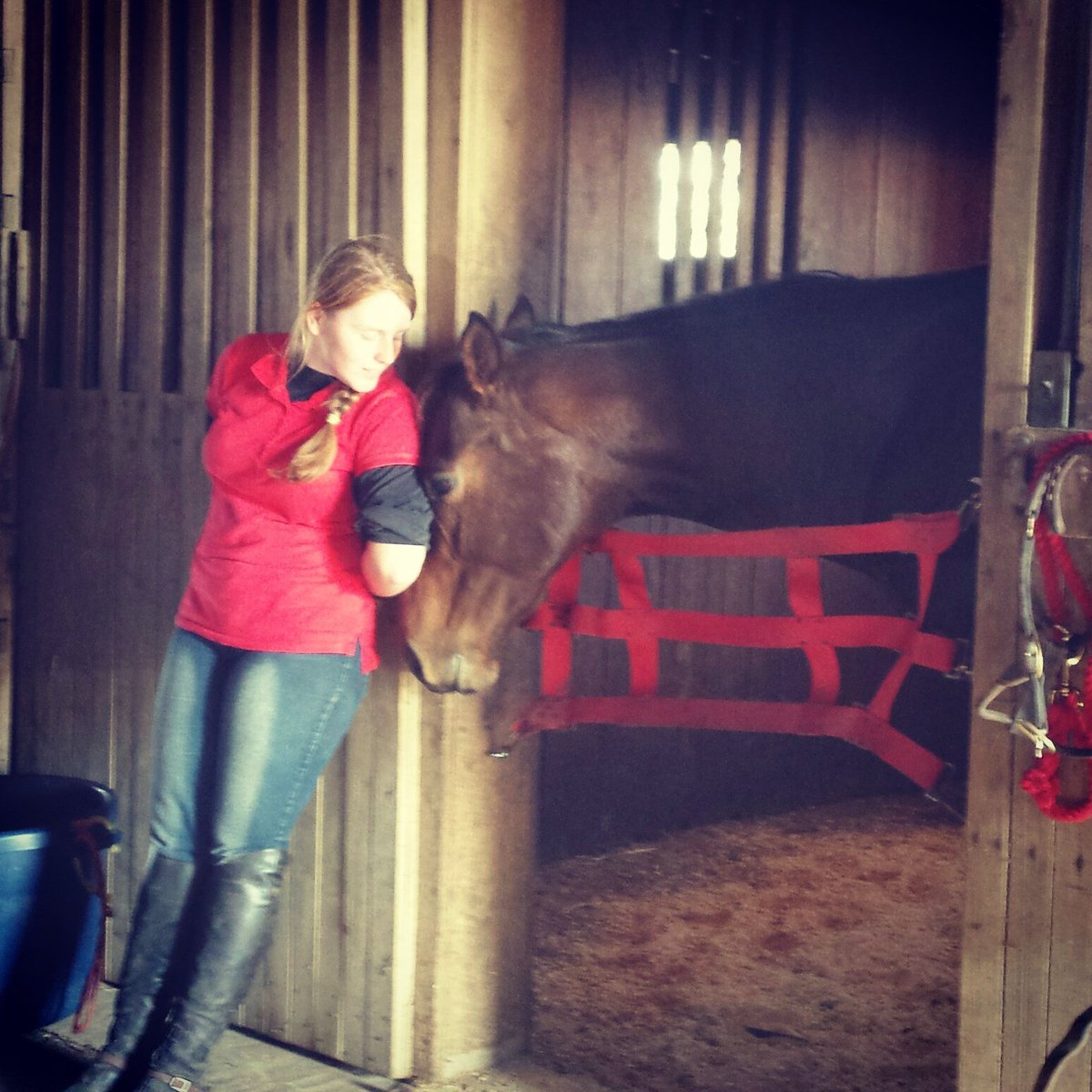 Bonding time with my new boy!
#RetiredRacehorseProject2017 #ProudRoyal #BittergreenFarm  #OTTB