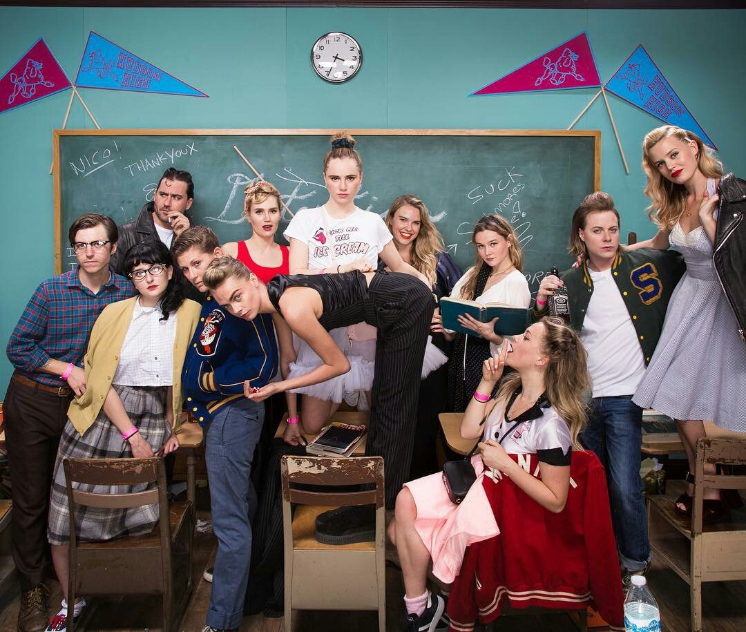 caradeleuinqne's tweet image. Cara Delevingne with Suki Waterhouse, Poppy Jamie, Georgia &amp;amp; more at Katy Perry's birthday party in Los Angeles.