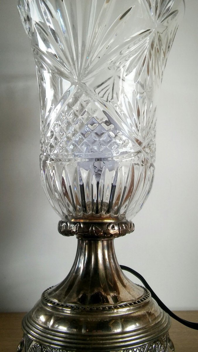 Abatevintage's tweet photo. Godinger Hurricane Glass Table Lamp, Godinger Nicole Crystal … https://t.co/6LM8WCtHSl #EtsyHandmade #GlassTableLamp https://t.co/vEdKf7ThmI
