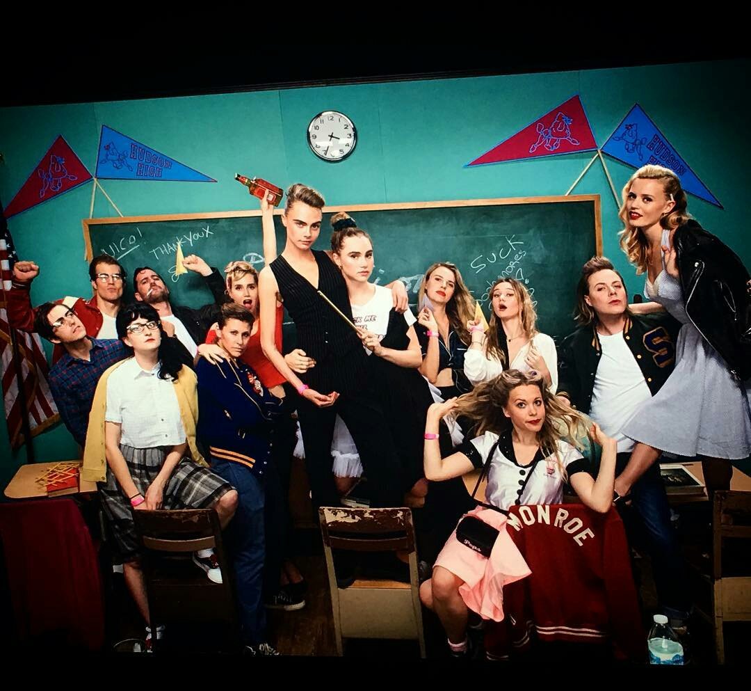 caradeleuinqne's tweet image. Cara Delevingne with Suki, Poppy Jamie, Georgia &amp;amp; more at Katy Perry's birthday party in Los Angeles.