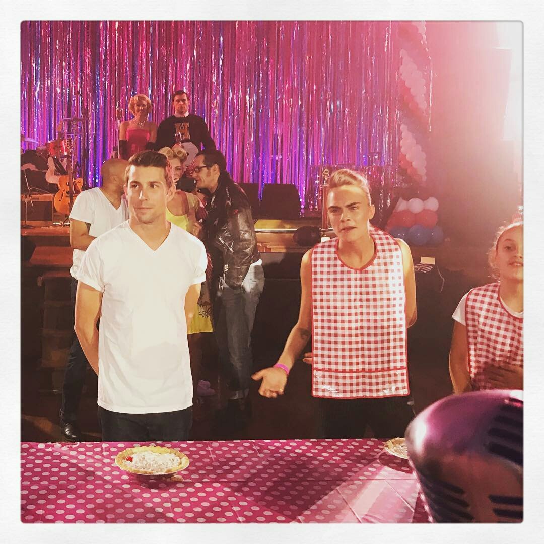 caradeleuinqne's tweet image. Cara Delevingne with Suki, Poppy Jamie, Georgia &amp;amp; more at Katy Perry's birthday party in Los Angeles.