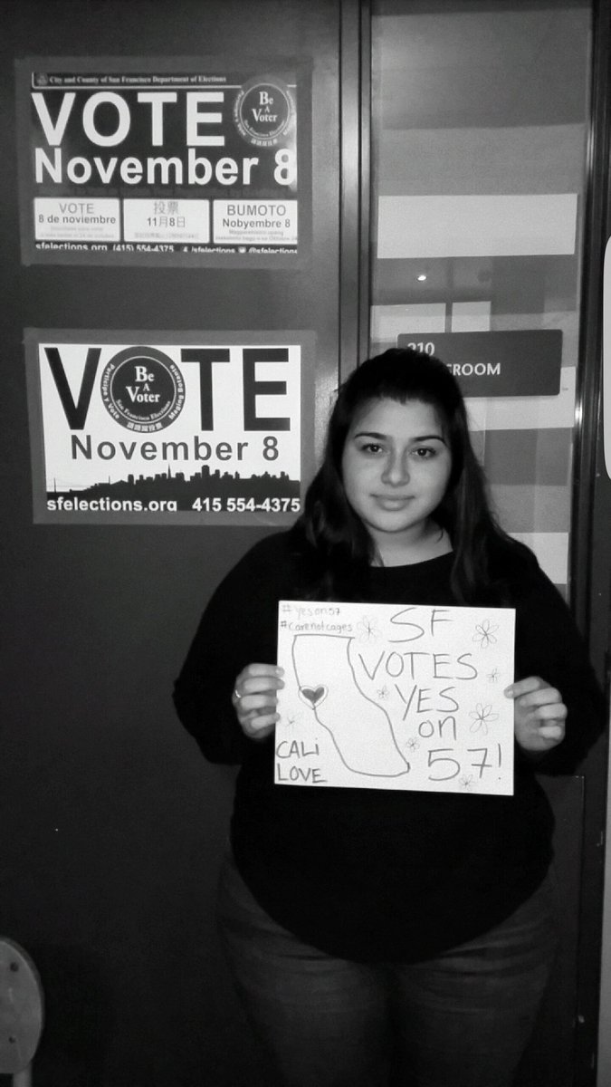 CWProjectWHAT's tweet image. Vote yes on Prop57
#carenotcages #getonthebussf #werehereandtalking #herewithpw #seeussupportus #schoolsnotprisons