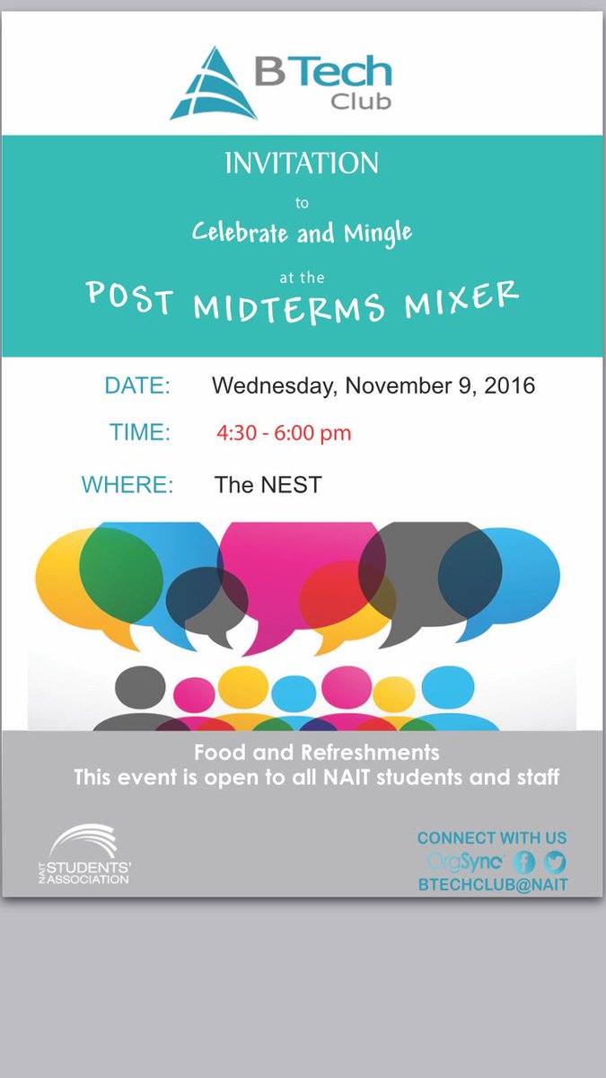 NAITBTechClub's tweet photo. https://t.co/DMN3dHJxSQ