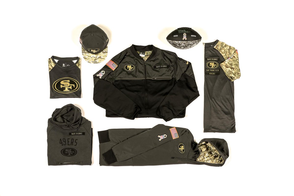 49ers salute to service gear