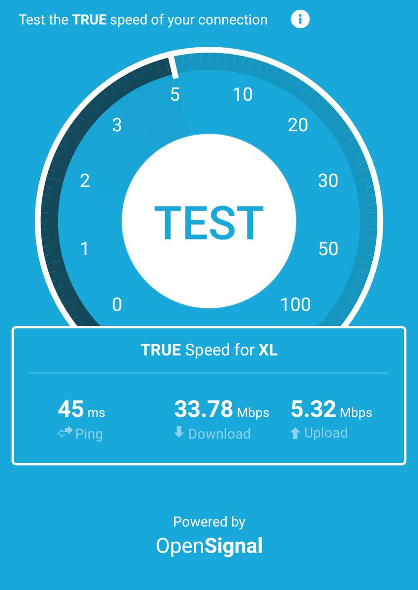arcelus's tweet photo. Just tested XL in Indonesia: 33.8Mbps using https://t.co/q9I4vn4inu #opensignal #speedtest https://t.co/gT35brfqJl