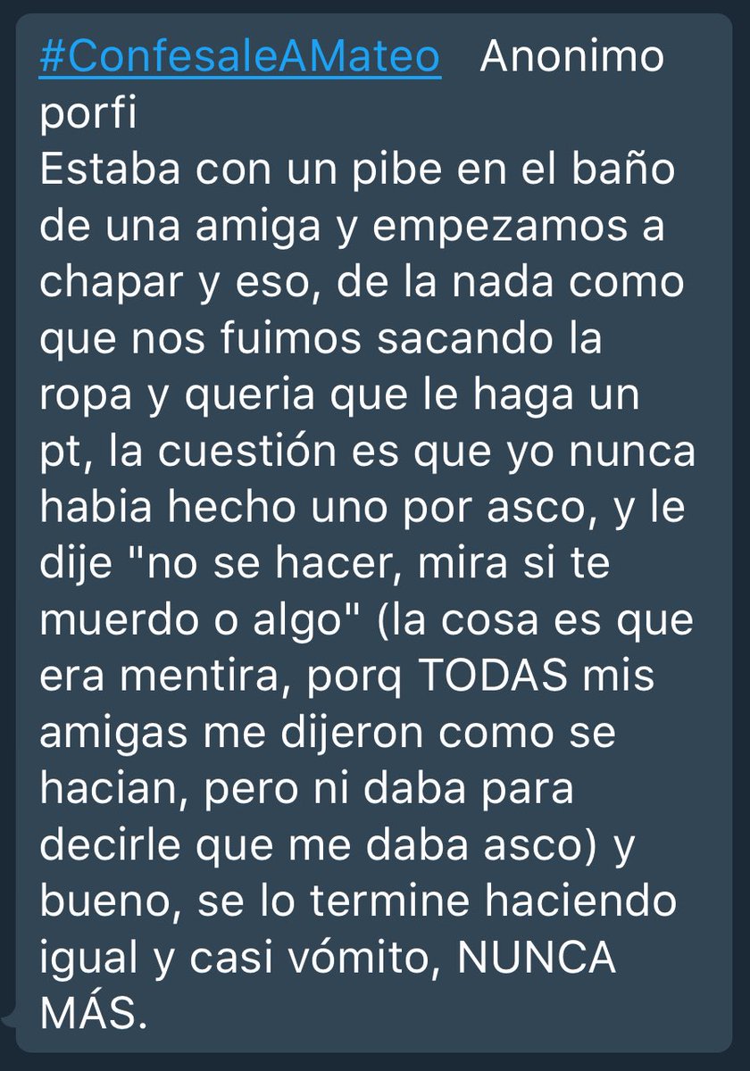 #ConfesaleAMateo ortivaa