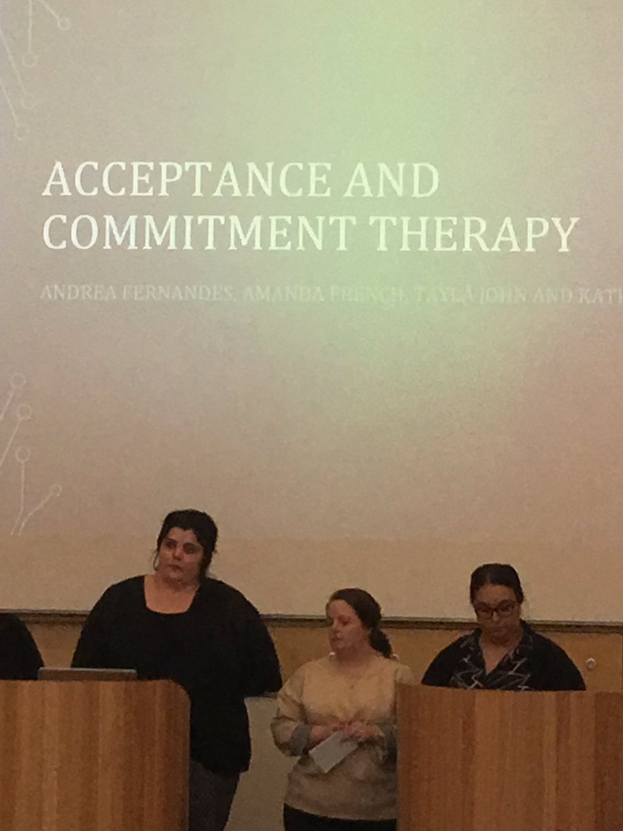 NWMHgrads's tweet photo. @2016Mhn2 Last session #Acceptance&amp;CommitmentTherapy. Embrace ur demons and follow your heart ❤️ https://t.co/NRDeCrhMX8