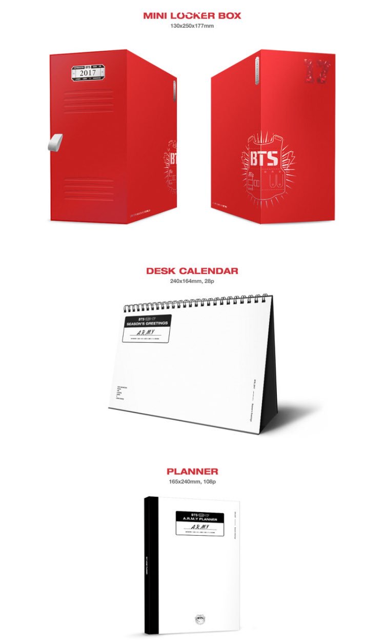 BTS 2017 シーグリ BTS 2017 シーグリSEASON'S GREETINGS BTS 2017 SEASON'S