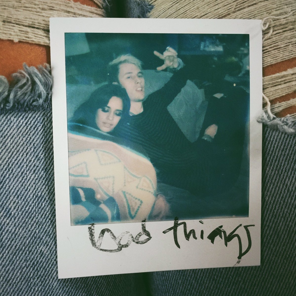 machinegunkelly's tweet photo. may or may not have shot a music video to this song today. #BadThings 😈 https://t.co/JVCdvGg34B