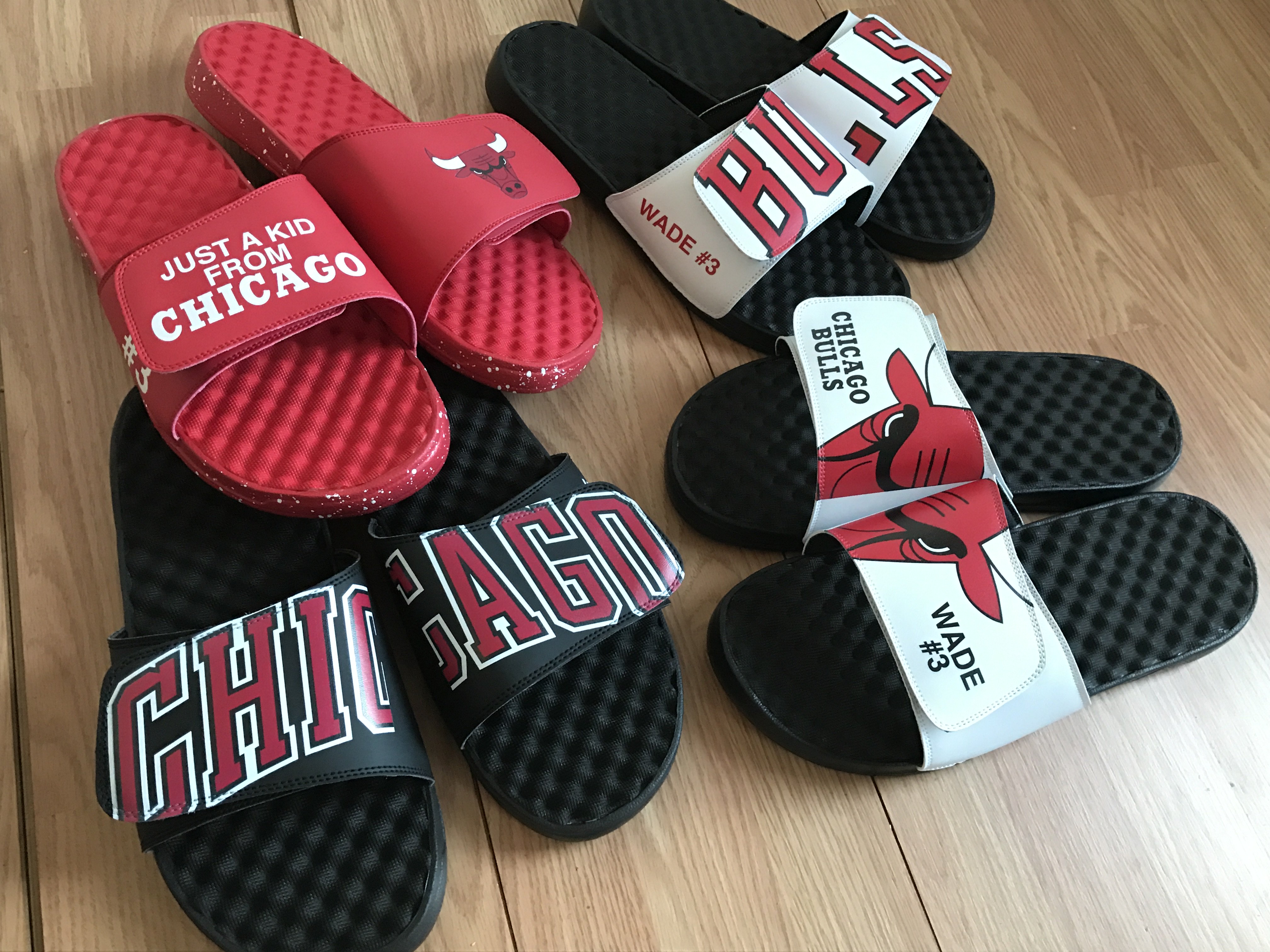 Chicago bulls shop nike slides