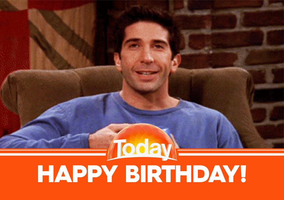 Happy Birthday David Schwimmer! Celebrate with 9Friends 6.30pm TONIGHT
