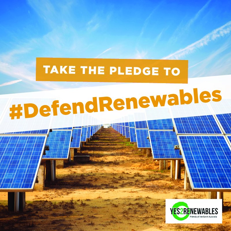 Yes2Renewables's tweet photo. Live in #Adelaide and love renewable energy? Join us on Tues Nov 8 for a #DefendRenewables info night > https://t.co/iBcARwRZVE https://t.co/gQI9TmQsUM