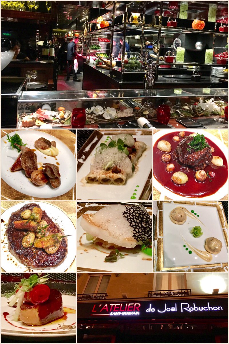Incredible #culinary experience at #Michelinstar #restaurant  L'Atelier de Joel Robuchon #Paris <a href="/RobuchonParis/">Robuchon St-Germain</a> #FoodArt #GastronomicHeaven