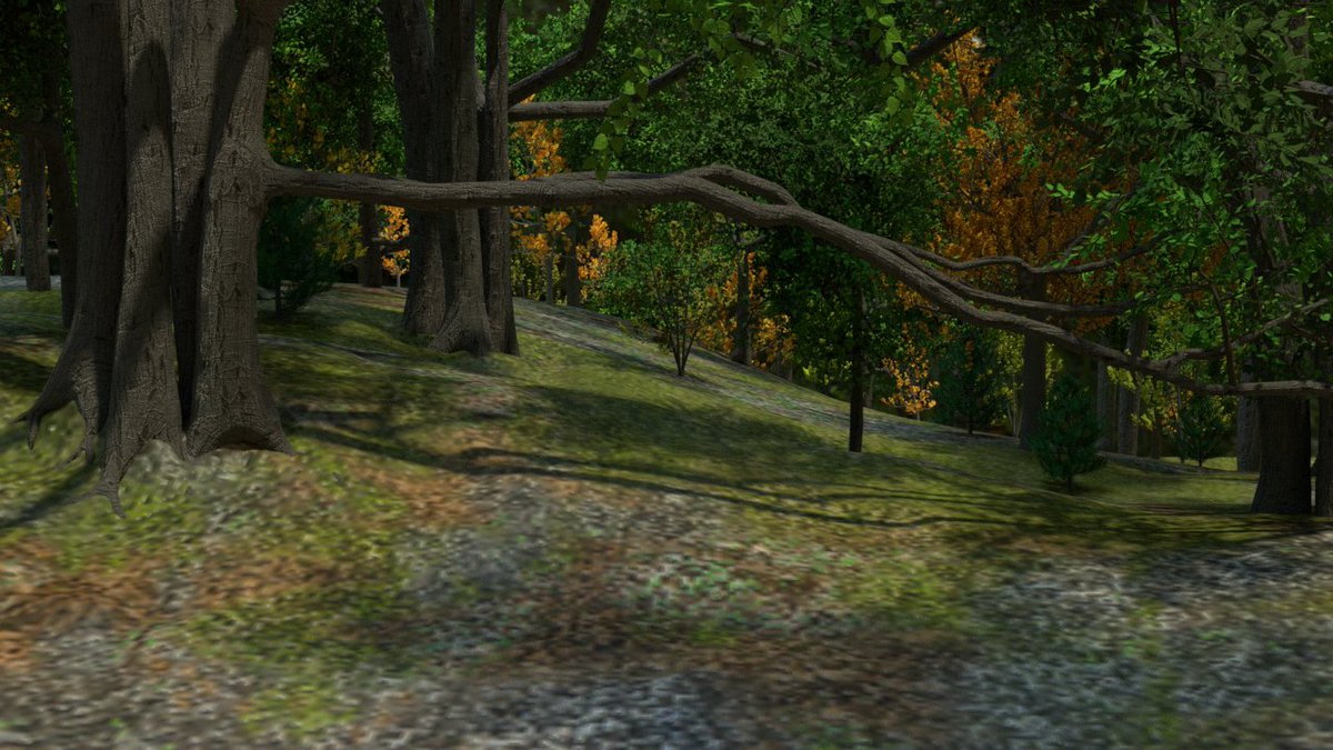 JJWBlackRyder's tweet image. #b3d #WIP 
Latest version of my #CGGeek forest scene created in #Blender 2.78 - tweaked &amp;amp; added some trees …