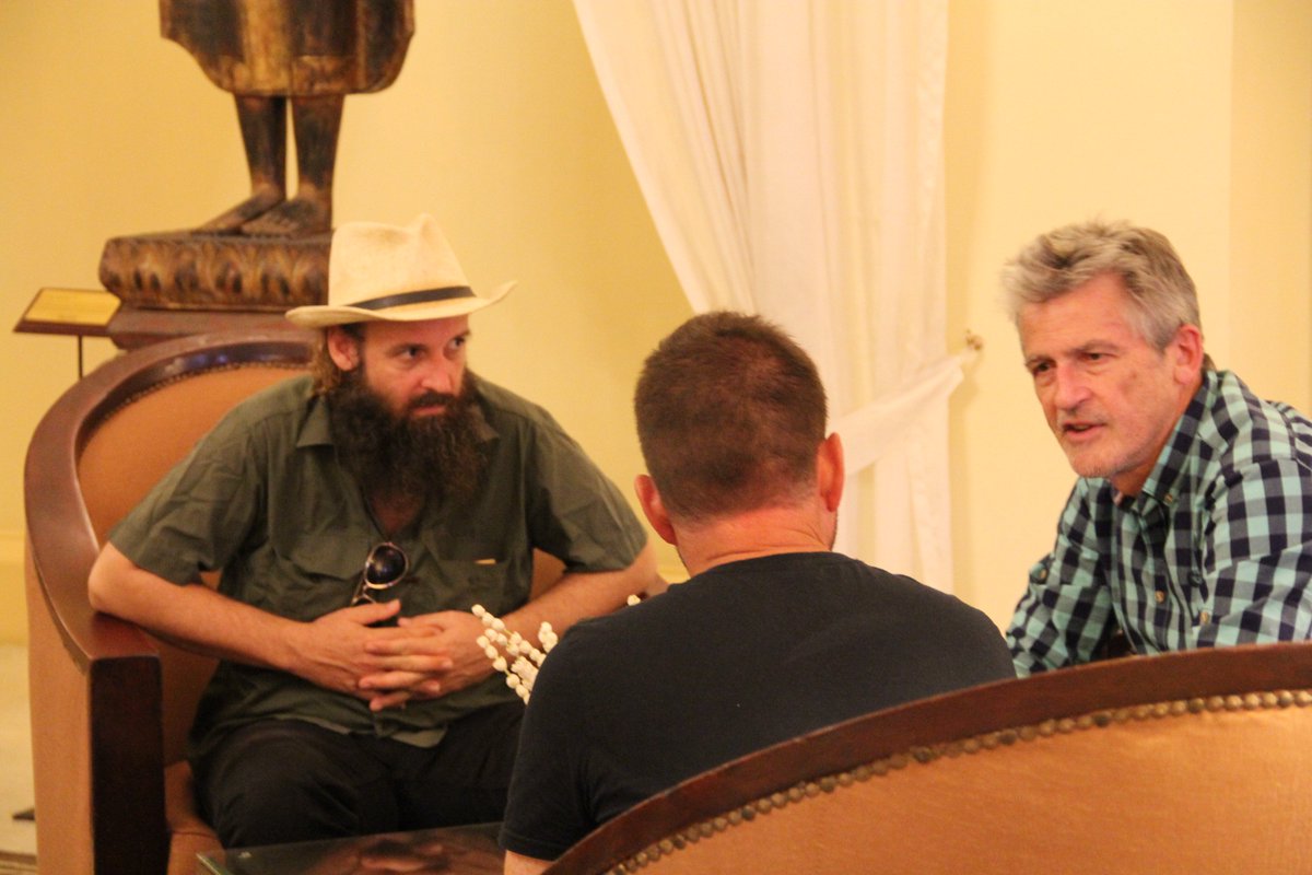 HotelLeRoyal's tweet photo. Mingle with Kampot Writers &amp; Readers Festival team in Phnom Penh's most ironic bar, the #elephanbar .Tonight, "An Evening with the writers" https://t.co/vXlwb0yO31