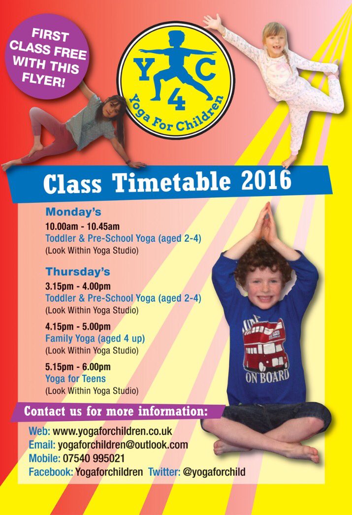yogaforchild's tweet photo. Here is my new #Yogaforchildren class schedule. Classes start tomorrow https://t.co/gFpsO4fWj3