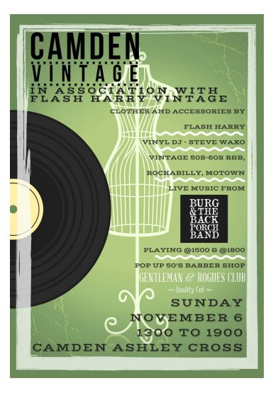 THIS SUNDAY our #vintage day with @BeardEnvyBarber lots of vintage stuff for sale #livemusic #vinyl #vintagestyle