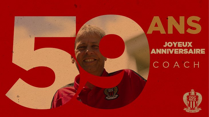 Ogc Nice Bon Anniversaire Coach Club