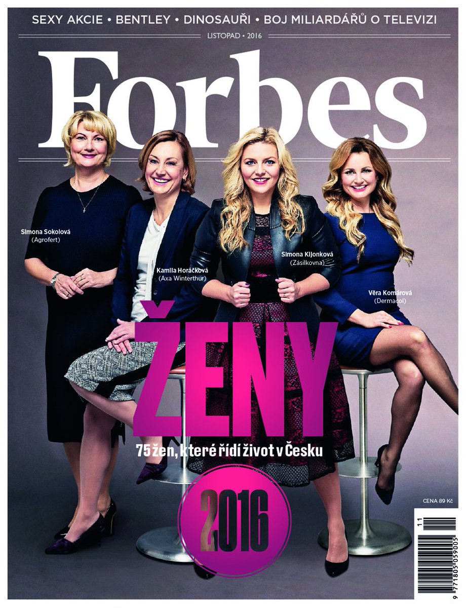ForbesCesko's tweet image. Zkouška sirén a listopadový Forbes jsou tu! A v něm žebříček 75 nejvlivnějších žen Česka, které musíte znát. Ve čtvrtek na stáncích #Nejzeny