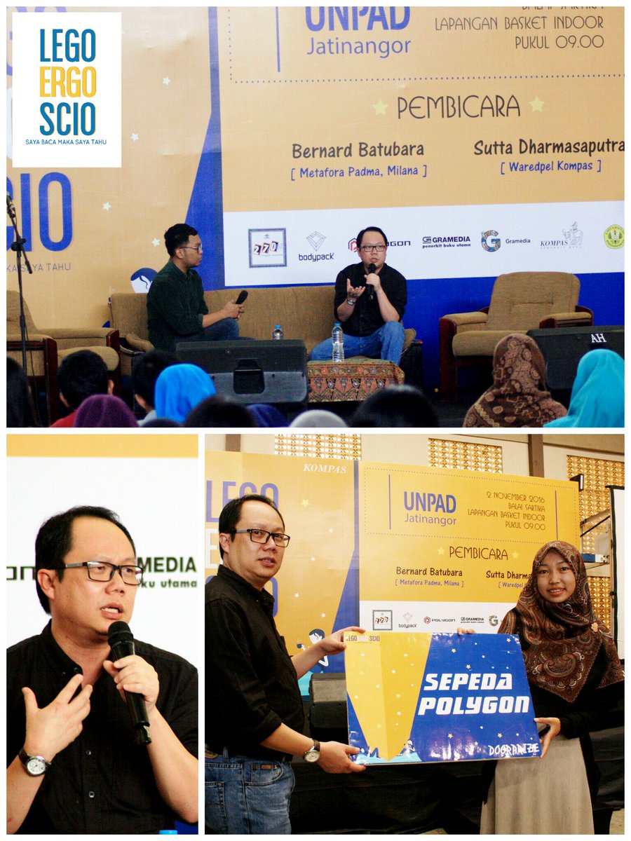 Terima kasih Mas <a href="/suttadh/">Sutta Dharmasaputra</a> (wakil redaktur pelaksana Kompas) atas inspirasinya untuk rekan2 Unpad Jatinangor 😊