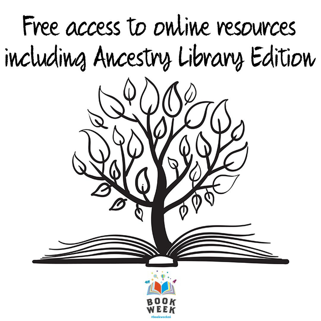 BBCnireland's tweet image. Interested in your family history? Look no further than your local @LibrariesNI branch #BookWeekNI #libraryfacts