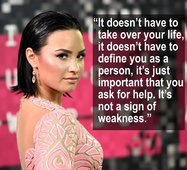 yourmindco's tweet photo. We are lucky to have role models like @ddlovato to remind us that it's OK to talk about our #feelings. #WhoElseWednesday https://t.co/8QQc1eIGBq