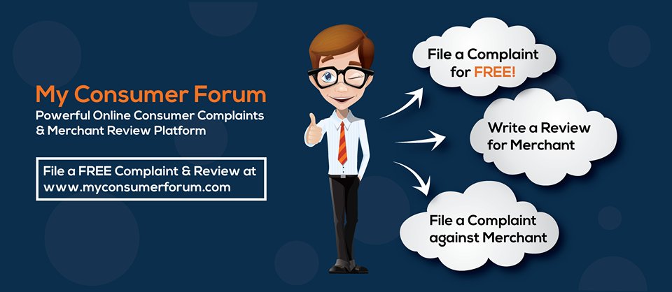 myconsumerforum's tweet photo. India's No.1 Platform for filing Complaints &amp; writing Reviews against Merchant for free #myconsumerforum #Online #consumercomplaints https://t.co/Fi3fONrobP