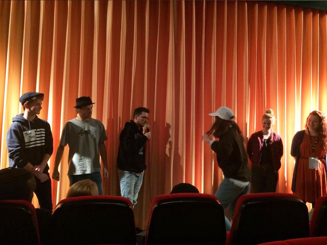 DOK_Leipzig's tweet photo. It was a blast! Our first Hip Hop Q&amp;A last night with the dance team #KleinParis and Steffen Thieme from #StyleWild. #dokleipzig #hiphop https://t.co/8Rumf16NjP