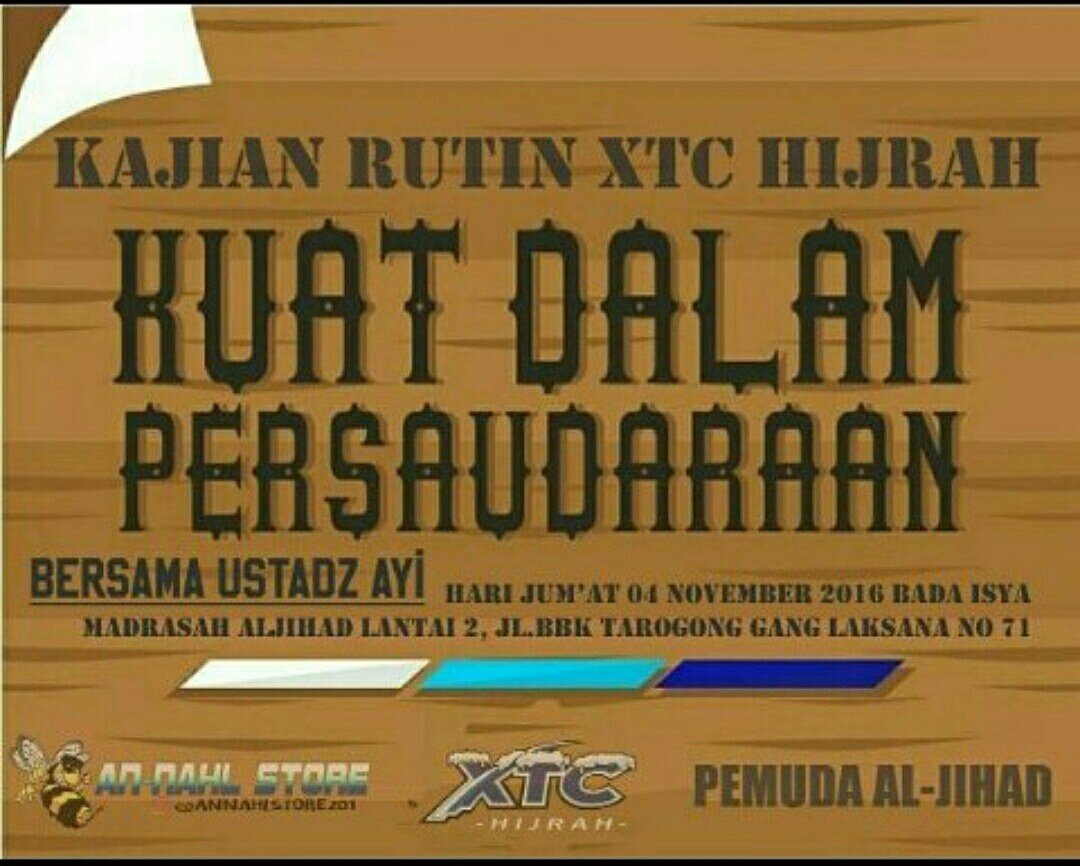 #XTCHijrah cc <a href="/faisalazharanna/">paisal azhar annas</a>