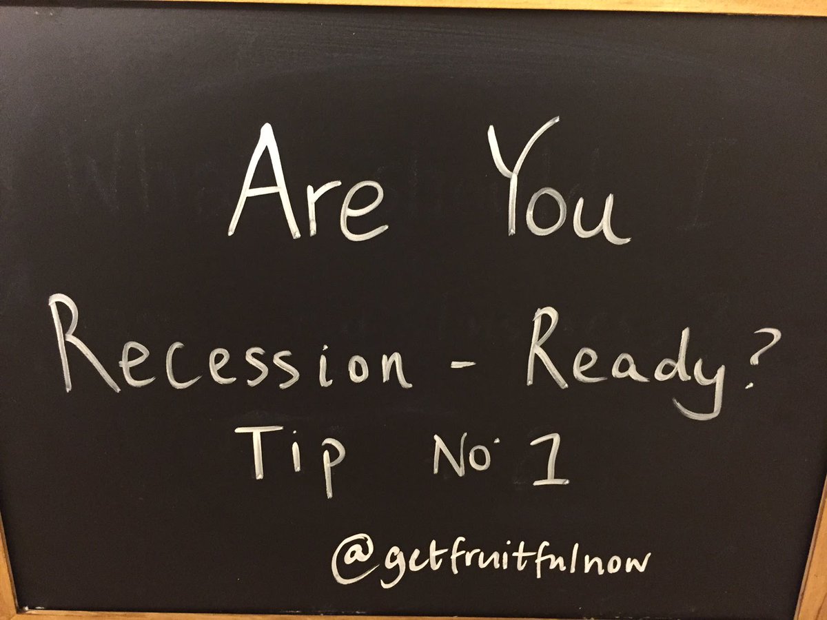 Is your #business #Recession Ready? Here's the first of my five top tips: bit.ly/2duUVf7