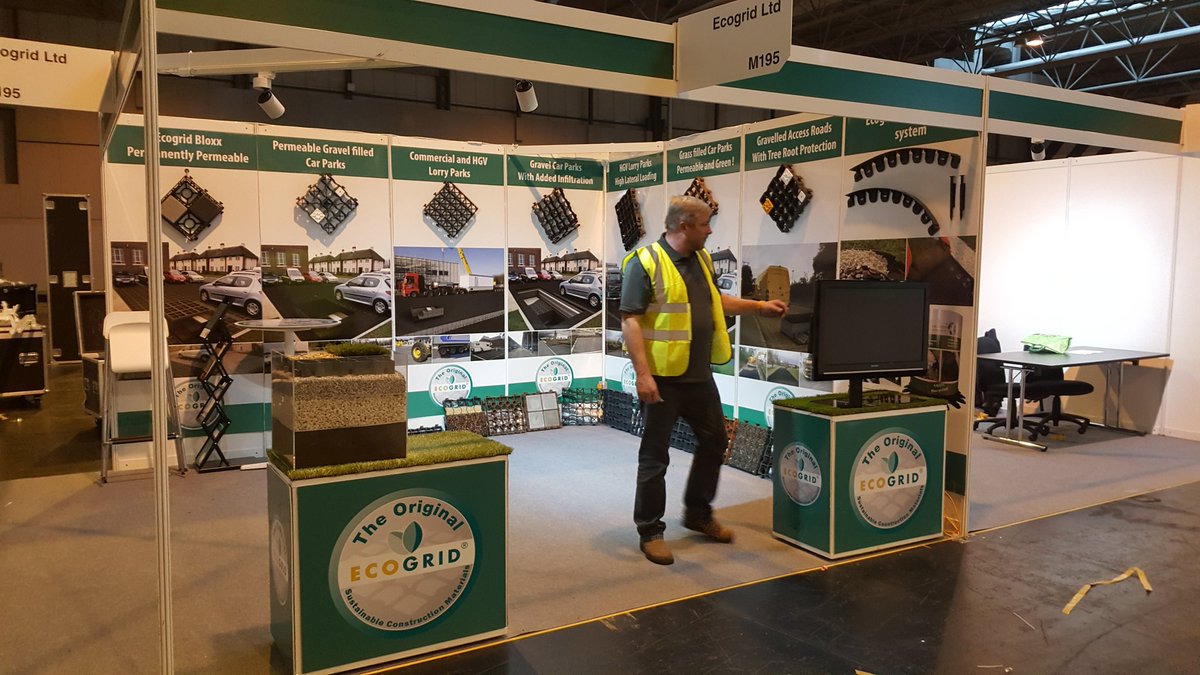 rainwaterlady's tweet photo. Strong coffee before #Saltex2016 @IOG_SALTEX the NEC- see you there (EcoGrid the world's No1 permeable ground reinforcement system, M195) https://t.co/TAP2G4PPHA