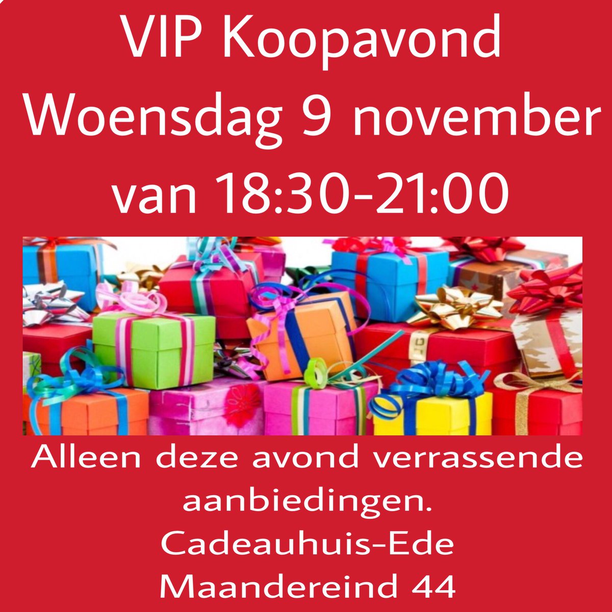Kom gezellig en #voordelig #shoppen! Bij #cadeauhuis-Ede