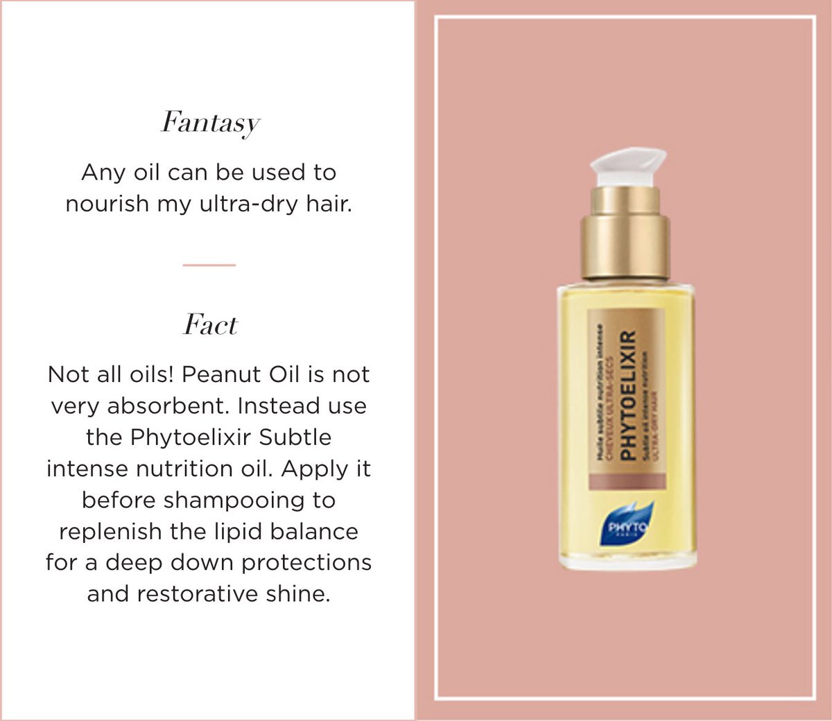 phyto_uae's tweet photo. What's your thought on hair oil?
#Phyto #LoveIsInTheHair #HairCare #HairOil #HairProduct #PhytoElixir #HairMyth #FactVsFantasy #DryHair https://t.co/TCGthLD2n4