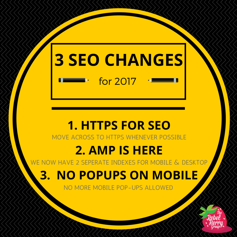 RebelBerrySMM's tweet photo. Our top 3 #SEO New Year Resolutions for 2017. 
#sme #marketingideas #socialmediamarketing #digitalmarketing https://t.co/Q77G5rXyYs