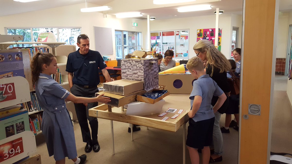 MJRathjen's tweet photo. @StPBlackwood Yr6s inquiry into structures results in fabulous exhibition. Well Done Yr 6 &amp; @MattE1316 #lsalearn https://t.co/UweOTqR01i