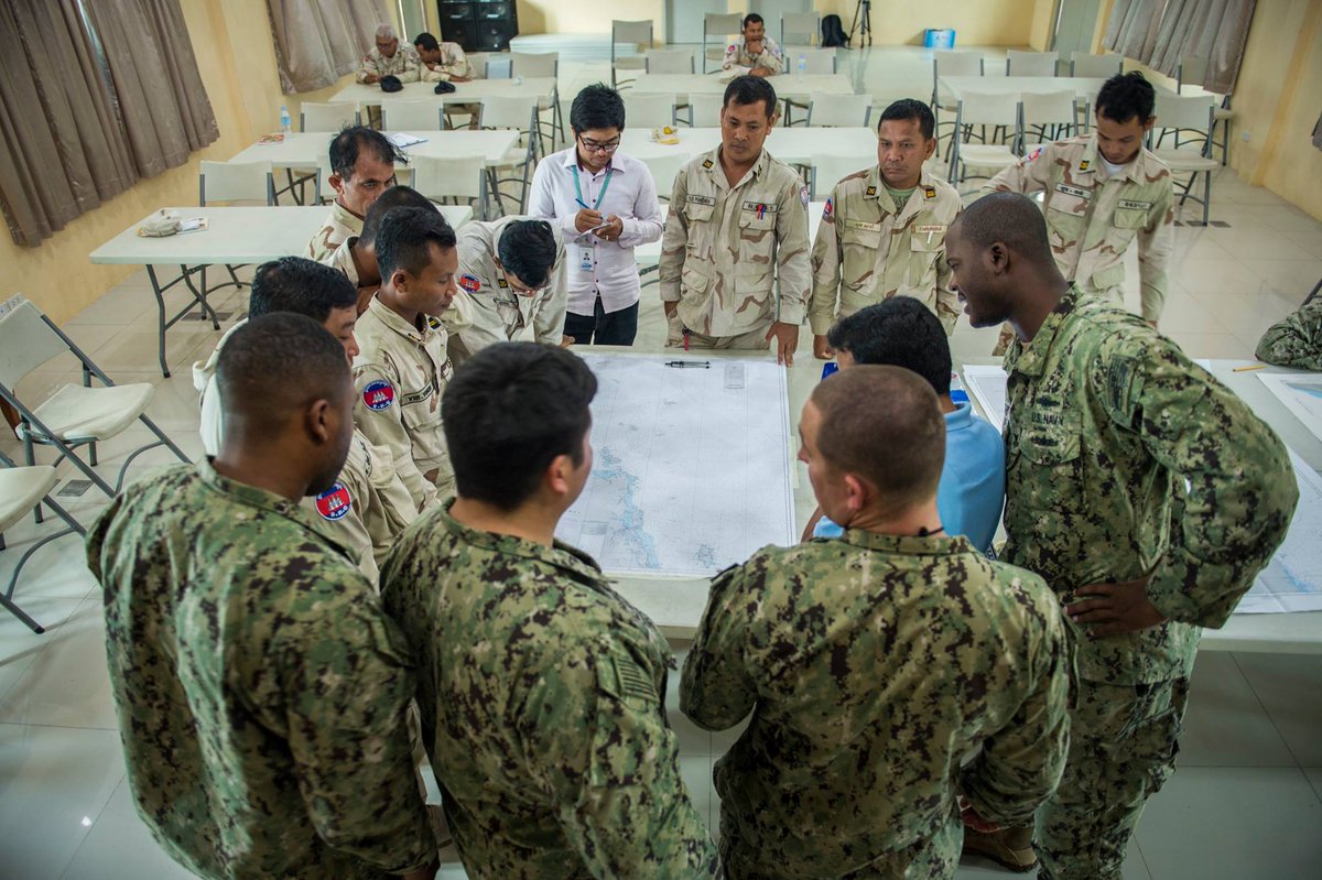US7thFleet's tweet photo. #USNavy &amp; @USMC team up with armed forces in Cambodia for Cooperation Afloat Readiness and Training (CARAT) 2016! https://t.co/Go0bKHGyTQ